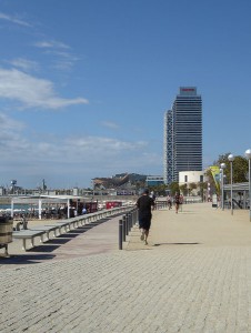 Blick zum Port Olimpic