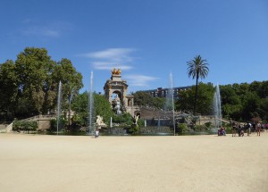 Springbrunnen im Parc de la Ciutadella