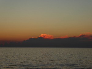 Sonnenaufgang bei Monaco