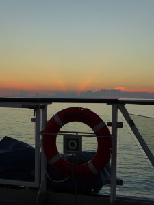 Sonnenaufgang bei Monaco