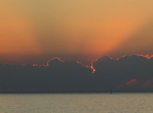 Sonnenaufgang bei Monaco