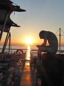 Sonnenaufgang am Lido Café