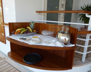 Auswahl für Frühaufsteher am Lido Pool