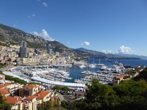 Blick über Port Hercule