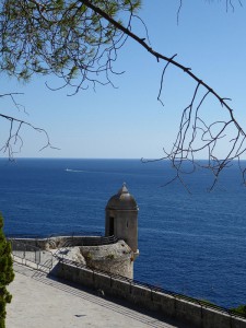 Abstieg über das Théatre du Fort Antoine