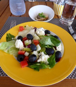 Salade à la Greque und Vorspeise
