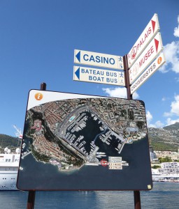 Stadtplan am Cruise Terminal