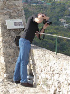 Fotograf in Aktion