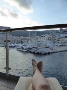Aussicht auf Monaco genießen