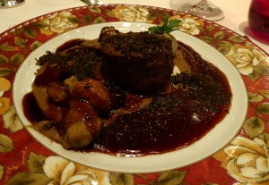 Filetto di Manzo con Porcini