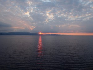 Sonnenaufgang bei Portofino