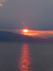 Sonnenaufgang bei Portofino