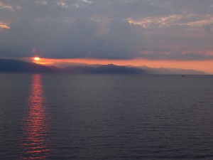 Sonnenaufgang bei Portofino