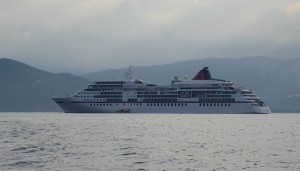 MS Europa vor Portofino