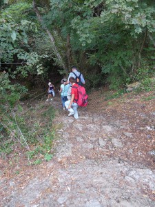 steil bergab