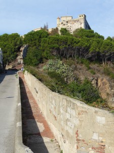 Blick zum Forte Falcone