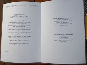 Erlebnisküche - Klassiker der Kreuzfahrt