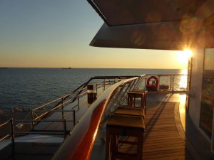 Sonnenuntergang an der Sansibar