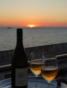Sonnenuntergang an der Sansibar