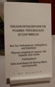 Restaurant Dieter Müller Aisatisch-Exotisch