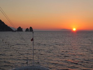 Sonnenaufgang bei Capri