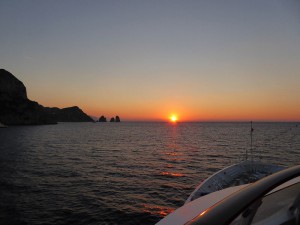 Sonnenaufgang bei Capri