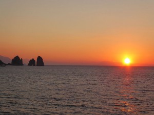 Sonnenaufgang bei Capri