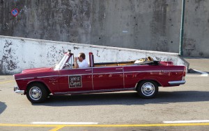 eines der wenigen alten Taxis