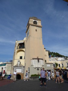 Campanile an der Piazza Umberto I.