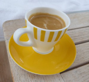 Nespresso am Pool