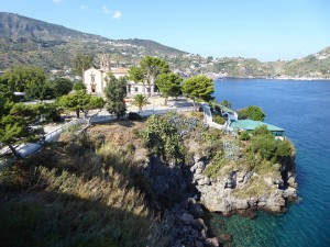 Blick zum Rathaus und Sant Antonio
