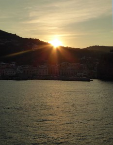 Sonnenuntergang über Lipari