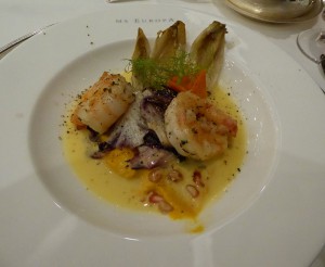 Garnelen mit Vanille, Mandarine und Sternanis