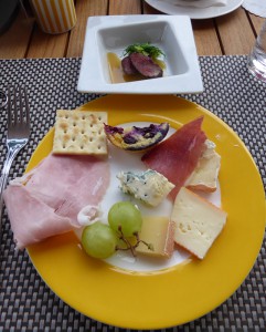 Dessert und Käse