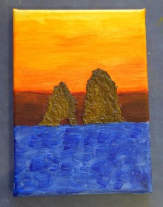 meine Faraglioni Felsen