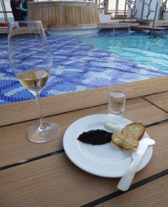 Champagner, Kaviar und Wodka