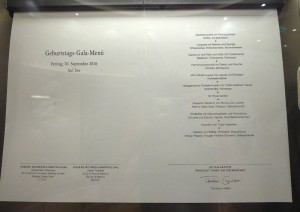 Europa-Restaurant Geburstags-Gala