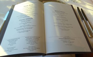 Europa Restaurant Karte