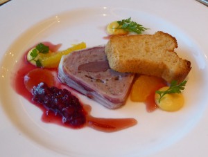 Pastete mit Brioche