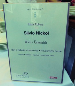 Silvio Nickol - Reh - Sellerie - Haselnuss - Rouennaiser Sauce