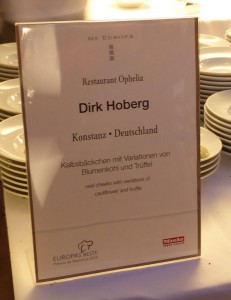 Dirk Hoberg - Kalbsbäckchen mit Variationen vom Blumenkohl und Trüffel