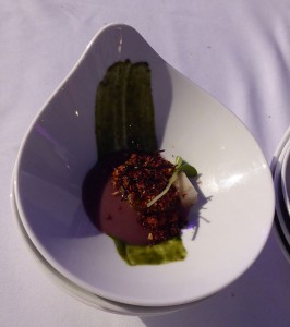 Rafael Sánchez - Jakobsmuschel - Rotkohl - rote Zwiebeln - Anis- Kohlrabi