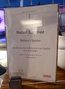 Rafael Sánchez - Jakobsmuschel - Rotkohl - rote Zwiebeln - Anis- Kohlrabi