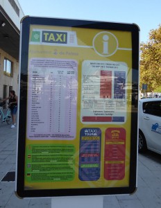 Taxi-Tarife ab Hafen