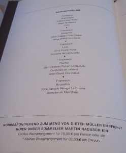 Restaurant Dieter Müller - Kulinarische Verlockungen