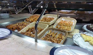 Frühstücks-Auswahl Zanzibar Cafeteria