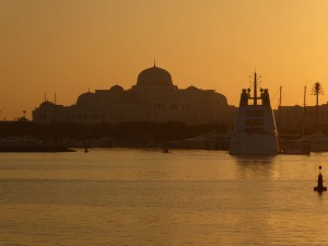 Sonnenuntergang Präsidentenpalast