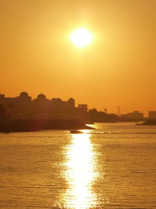 Sonnenuntergang Präsidentenpalast