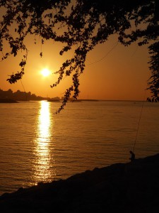 Sonnenuntergang Präsidentenpalast