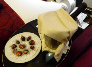 Schoko-Erdbeeren und Prosecco